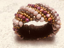 Carica l'immagine nel visualizzatore di Gallery, Bracciale a molla tipo geometrico