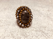 Carica l'immagine nel visualizzatore di Gallery, Anello ovale pietre e cristalli