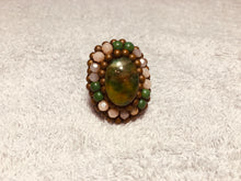 Carica l'immagine nel visualizzatore di Gallery, Anello ovale pietre e cristalli