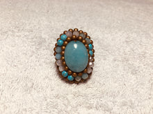 Carica l'immagine nel visualizzatore di Gallery, Anello ovale pietre e cristalli