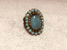 Carica l'immagine nel visualizzatore di Gallery, Anello ovale pietre e cristalli