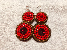 Carica l'immagine nel visualizzatore di Gallery, Orecchini doppio cerchio