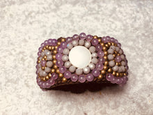 Carica l'immagine nel visualizzatore di Gallery, Bracciale a molla tipo medaglioni con pietra